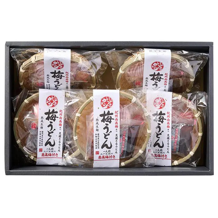 【お中元限定・送料無料】紀州　丸ざる梅うどん