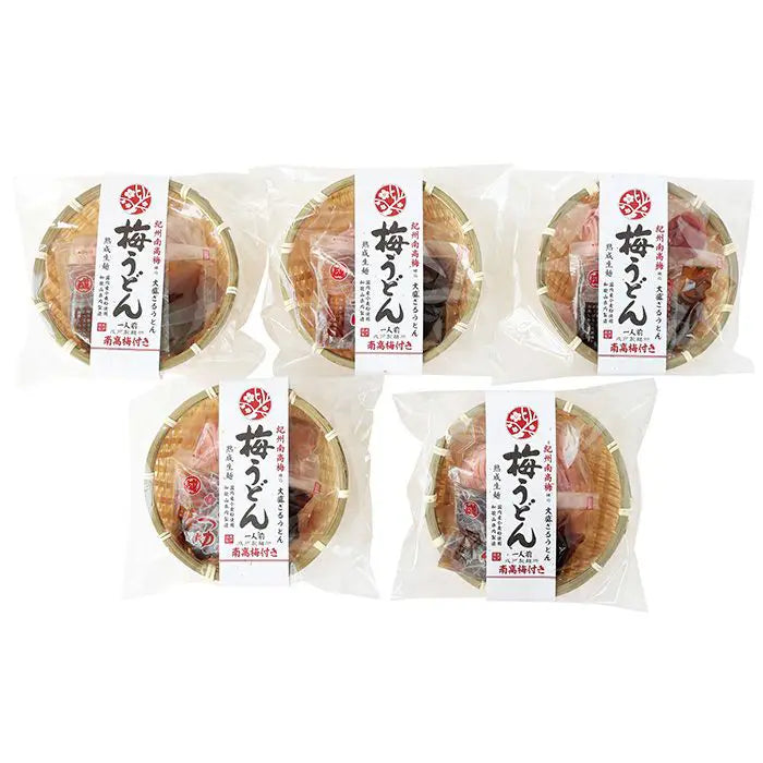 【お中元限定・送料無料】紀州　丸ざる梅うどん