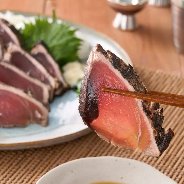 【お中元限定・送料無料】完全藁焼き鰹タタキ「龍馬タタキ」２節セット