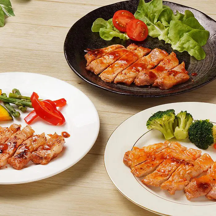 【お中元限定・送料無料】鹿野高原牧場　味付けロース・ステーキセット