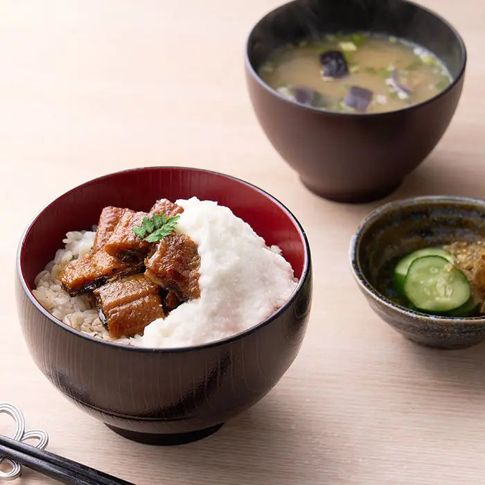 【お中元限定・送料無料】浅草むぎとろ　うなとろまぶしむぎごはん