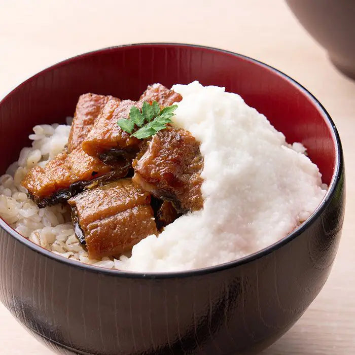 【お中元限定・送料無料】浅草むぎとろ　うなとろまぶしむぎごはん