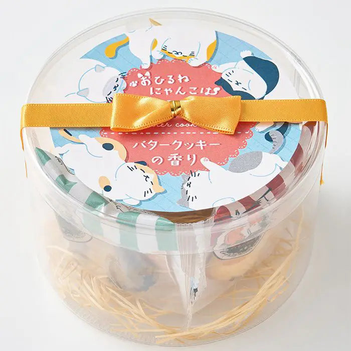 おひるねにゃんこはバタークッキーの香り　５個ＢＯＸ