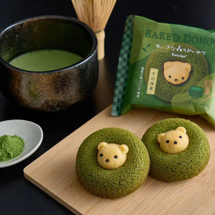 フォレシピ　ちいさな森のドーナツ　くま宇治抹茶　３個