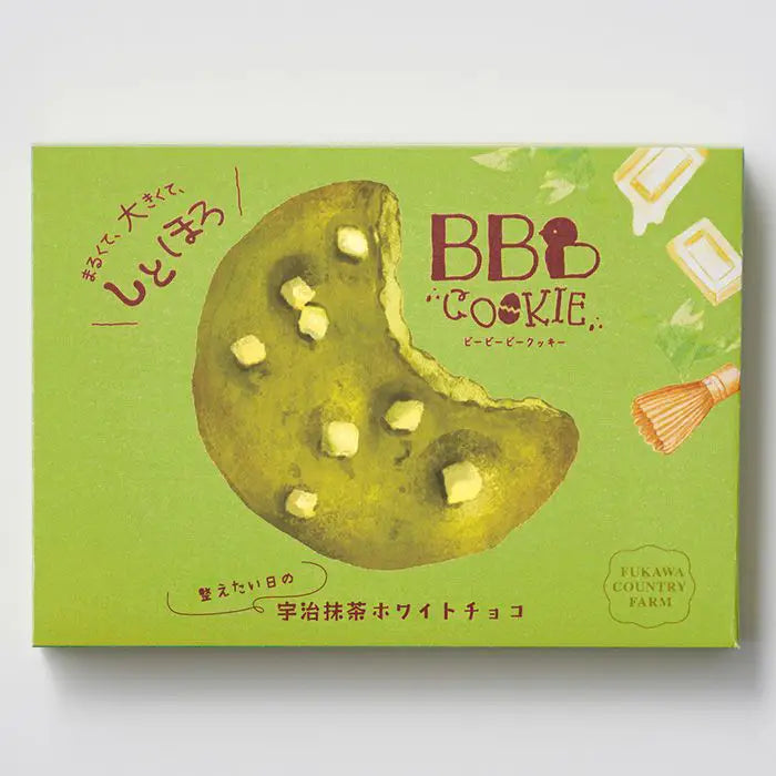 ＢＢＢクッキー　宇治抹茶ホワイトチョコ