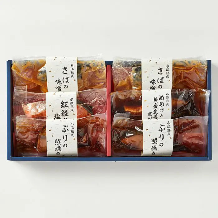【父の日・送料無料】氷温熟成　煮魚・焼魚ギフトセット［彩］