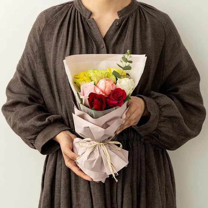 フリルブーケ　カラフル　８本【産地直送品・送料込み】