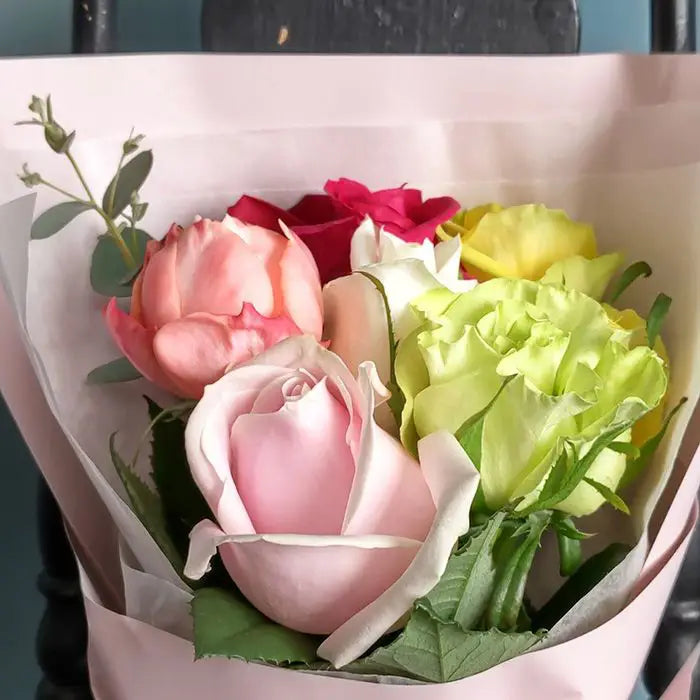 フリルブーケ　カラフル　８本【産地直送品・送料込み】