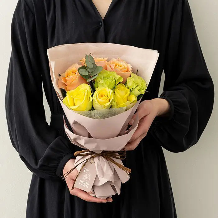 ホシファーム　フリルブーケパッション８本　＆　ホシフルーツ　贅沢ブラウニー９個【産地直送品・送料込み】