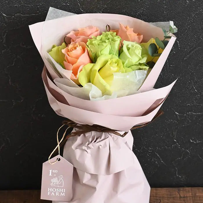 ホシファーム　フリルブーケパッション８本　＆　ホシフルーツ　贅沢ブラウニー９個【産地直送品・送料込み】