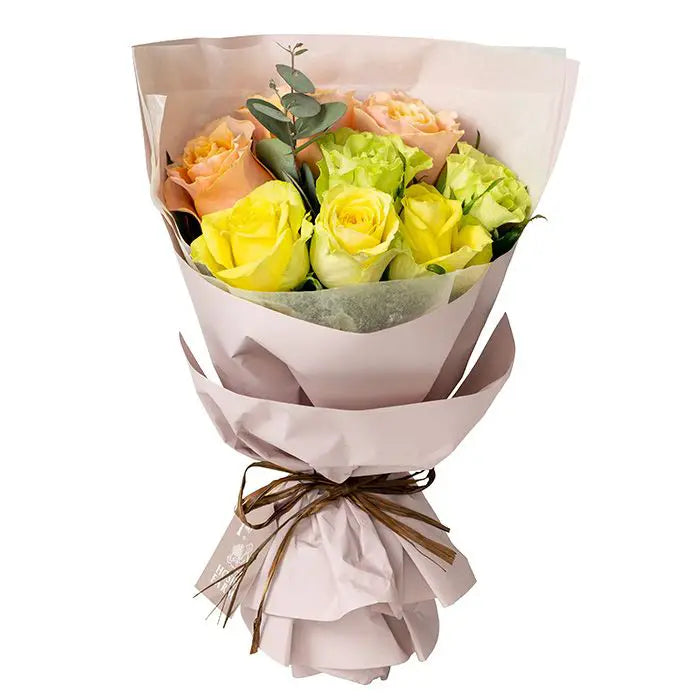 ホシファーム　フリルブーケパッション８本　＆　ホシフルーツ　贅沢ブラウニー９個【産地直送品・送料込み】