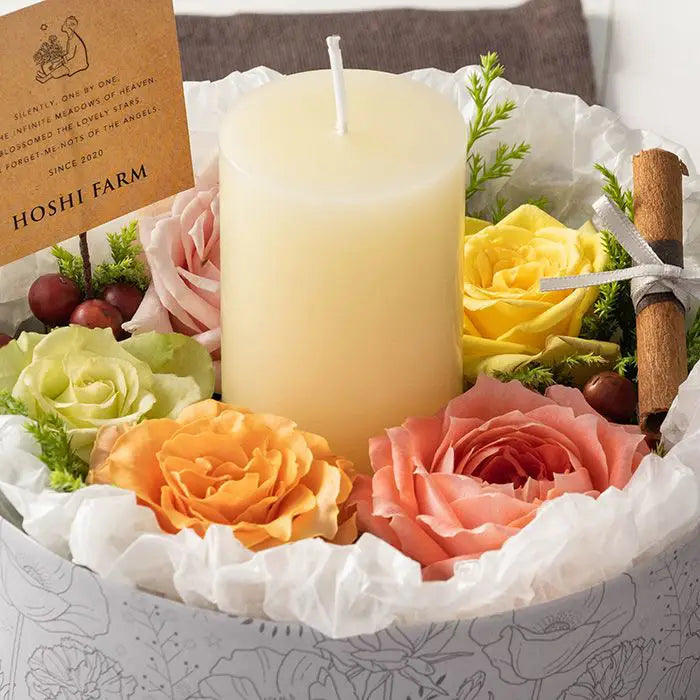 ホシファーム　『薔薇のケーキでお祝いギフト』カラフル＆オークラ　ショコラケーキ【産地直送品・送料込み】
