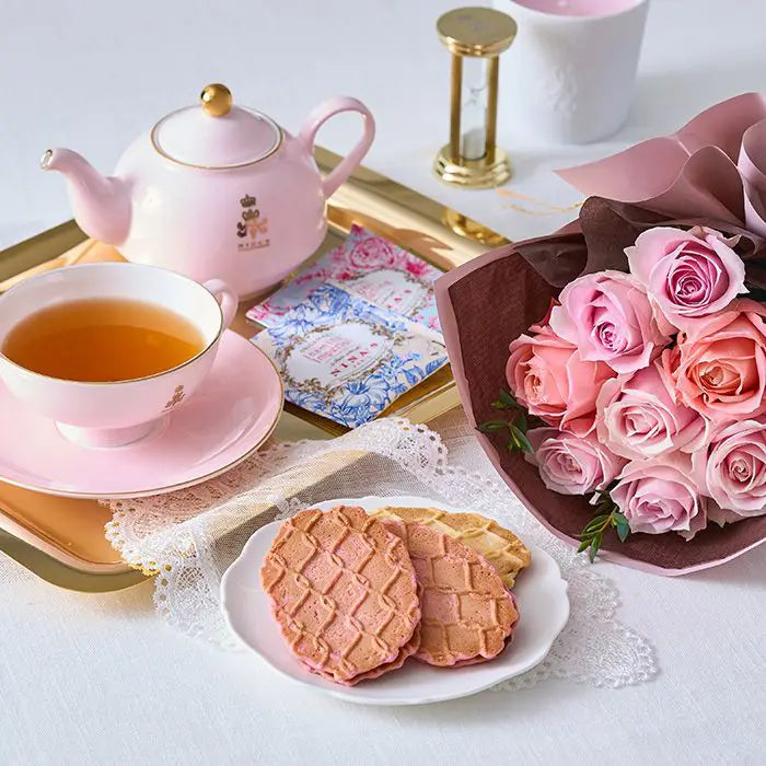 フリルブーケ８本スイート＆ニナスシークレットガーデンティータイム６個【産地直送品・送料込み】