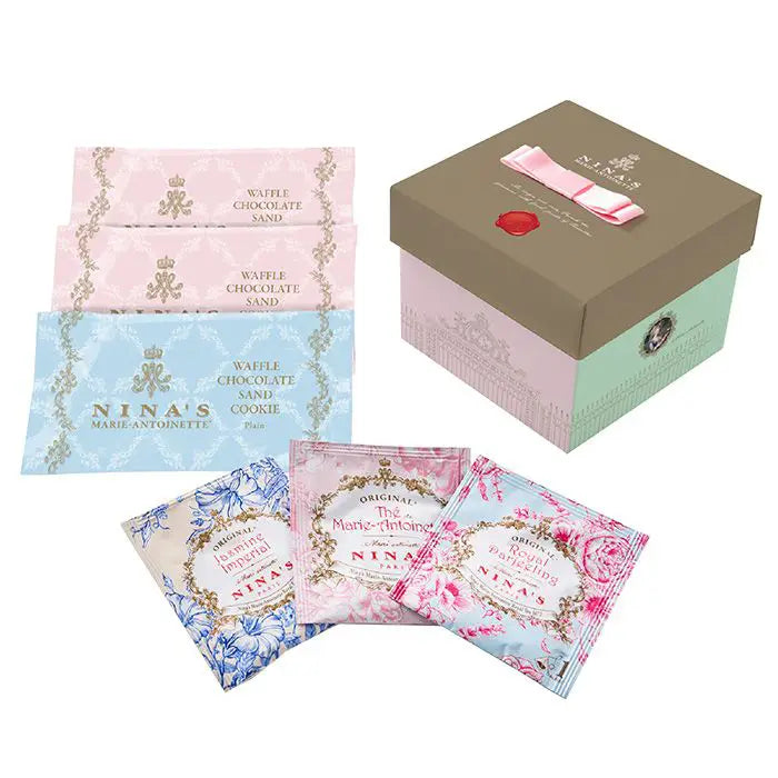 フリルブーケ８本スイート＆ニナスシークレットガーデンティータイム６個【産地直送品・送料込み】