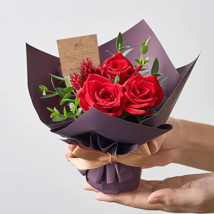 ミニアレンジメントルージュ＆ニナスオリジナルシークレットガーデンティータイム３個【産地直送品・送料込み】