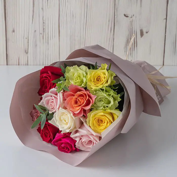 フリル１２本カラフル＆４種の焼き菓子とＲＣＤＣ　ドリップコーヒーセット７個【産地直送品・送料込み】