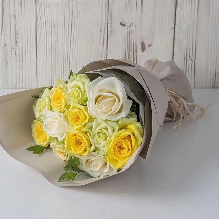 フリル１２本ホワイトイエローグリーン＆ミルフイユとウェッジウッドティーバッグセッ【産地直送品・送料込み】