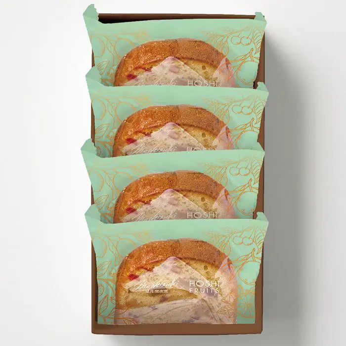 フリルスイート８本＆７種のフルーツのパウンドケーキ　４個【産地直送品・送料込み】