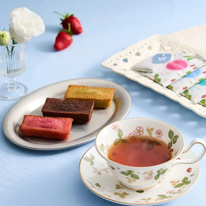 フィナンシェ＆ウェッジウッド　ワイルドストロベリーティーバッグアソート７個