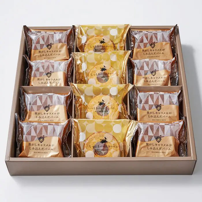 森の庭　焦がしキャラメルがしみ込んだバーム詰合せ　１２個入