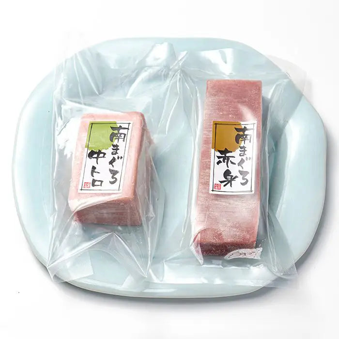 天然南まぐろ赤身・中とろ刺身（定型柵）