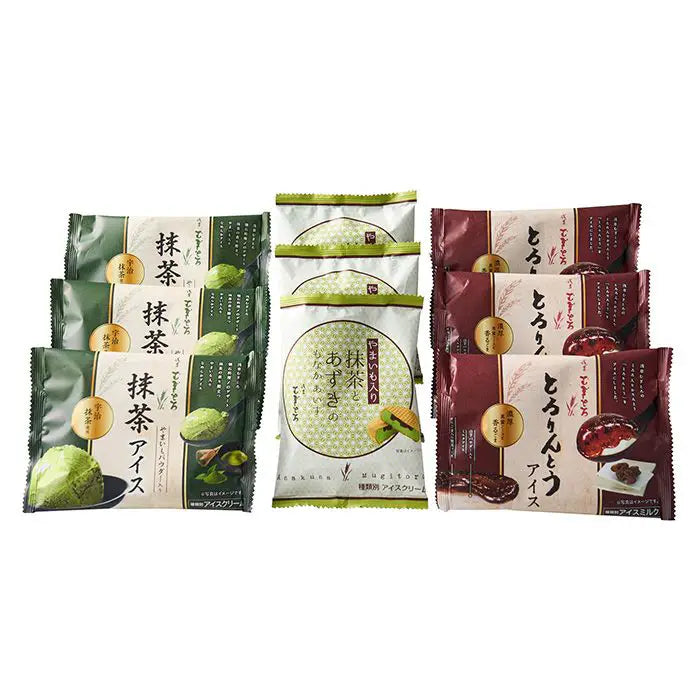 浅草むぎとろ　アイス３種セット［９個］