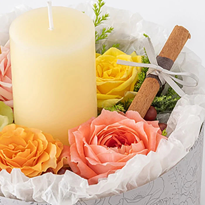 ホシファーム　『薔薇のケーキでお祝いギフト』カラフル＆オークラ　ショコラケーキ