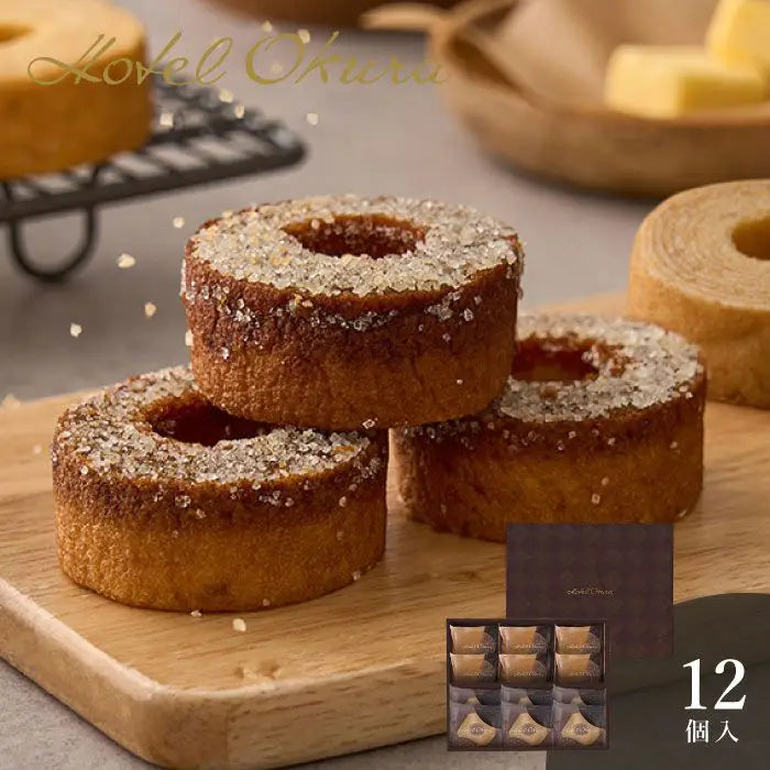 ホテルオークラ 発酵バターとブリュレのバームクーヘン１２個