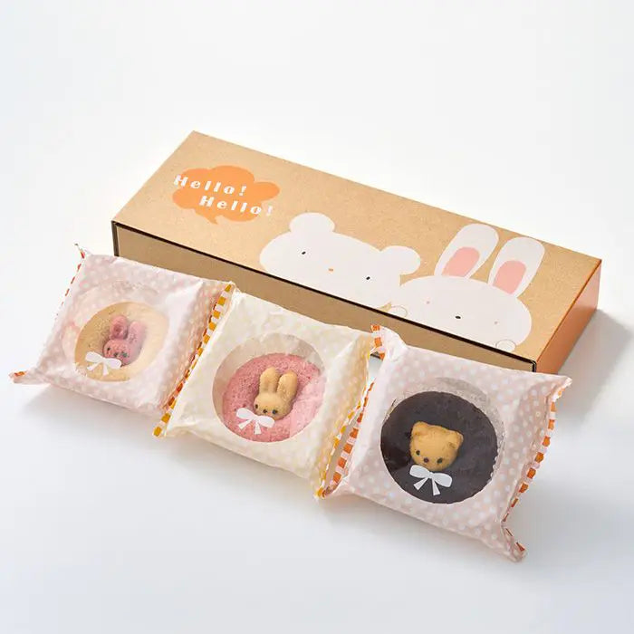 アニマルドーナツ 3個｜お菓子・スイーツギフト専門店｜オクルオクール