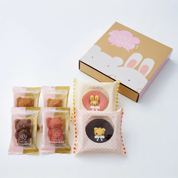 クマ型フィナンシェ＆アニマルドーナツ６個