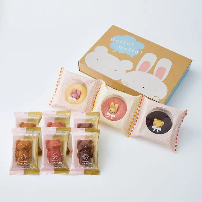 クマ型フィナンシェ＆アニマルドーナツ９個