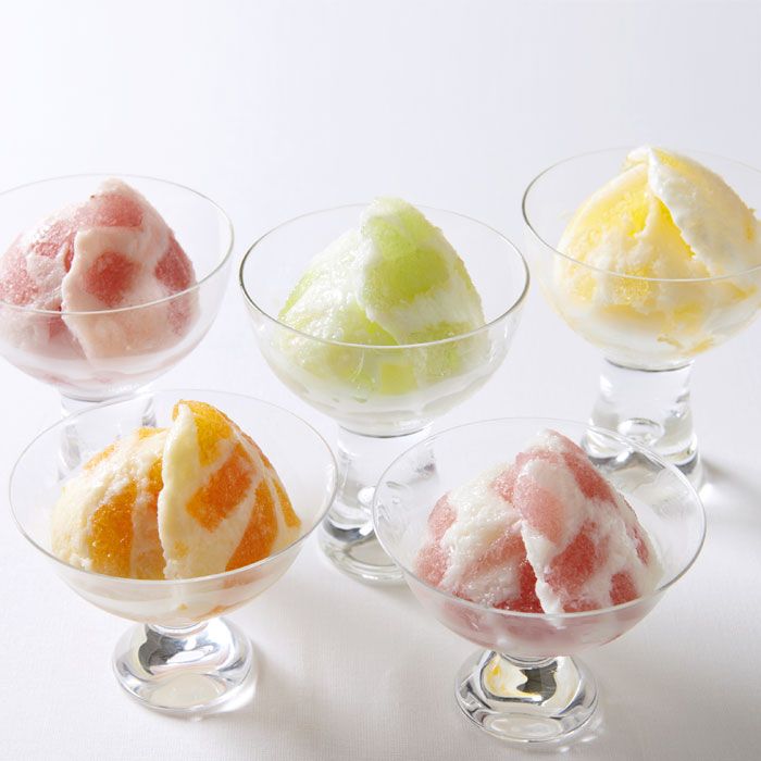 【73203】凍らせて食べる　アイスデザート～国産フルーツ入り～【ご注文締切：～8/2 AM10:00】
